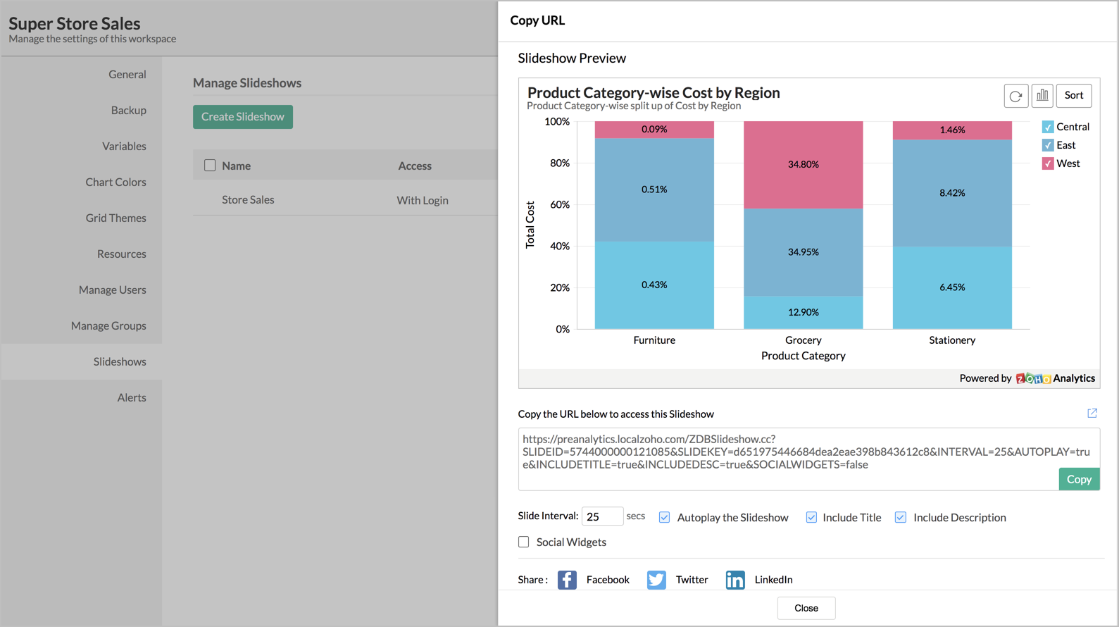 zoho crm dashboard