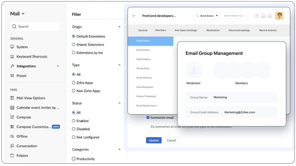 email collaboration