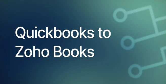 Quickbooks to Zoho Books