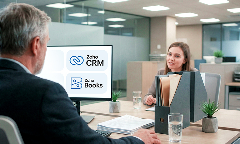Integrating Zoho CRM with Zoho Books