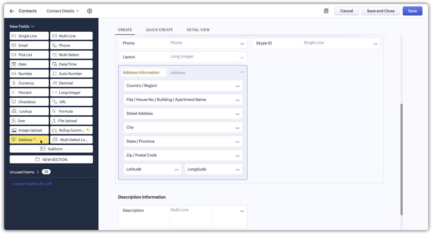Accurate Address Management in Zoho CRM with setup support