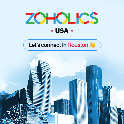 Zoholics USA – Let's connect in Houston
