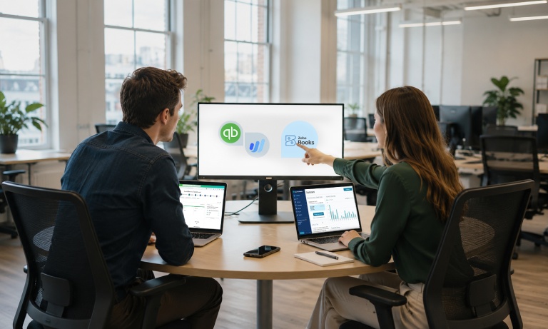 Guide on Zoho Books vs QuickBooks vs Wave for Canada